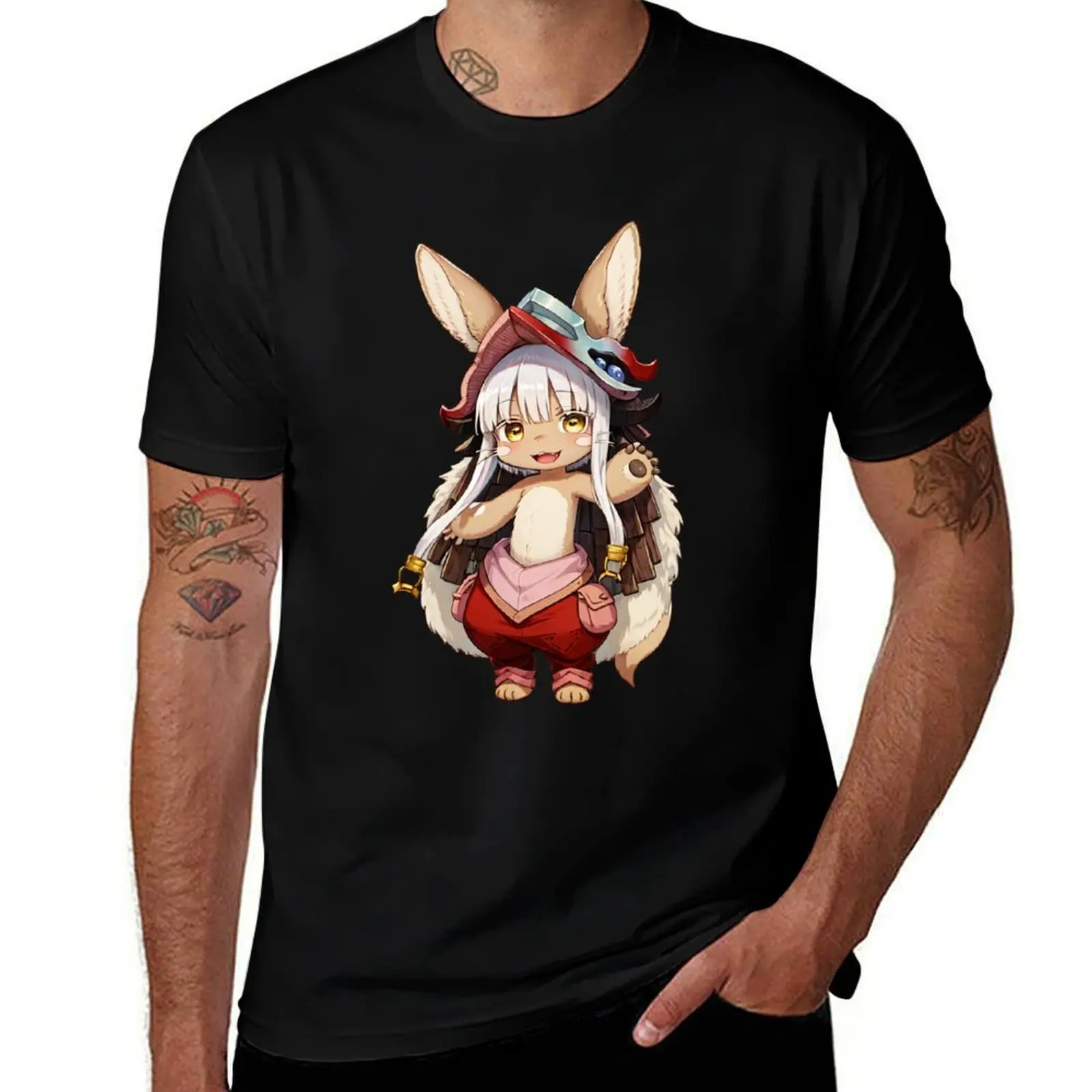 

Made in Abyss - Nanachi T-Shirt vintage graphic tee T-shirts oversize Clothing clothing for men