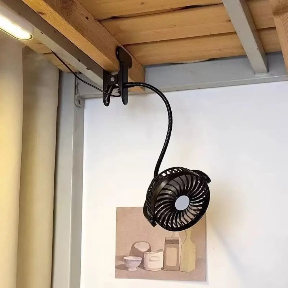 

Table Fan Portable Small Desk Fan Rotatable Durable Table Cooling Clip Fan Sturdy Clamp High Wind Mini Desk Fan Desktop