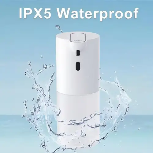 Imagen 2 del producto Dispensador de jabón automático eléctrico recargable sin contacto montado en la pared de 400ML, lavadora de manos para cocina y baño