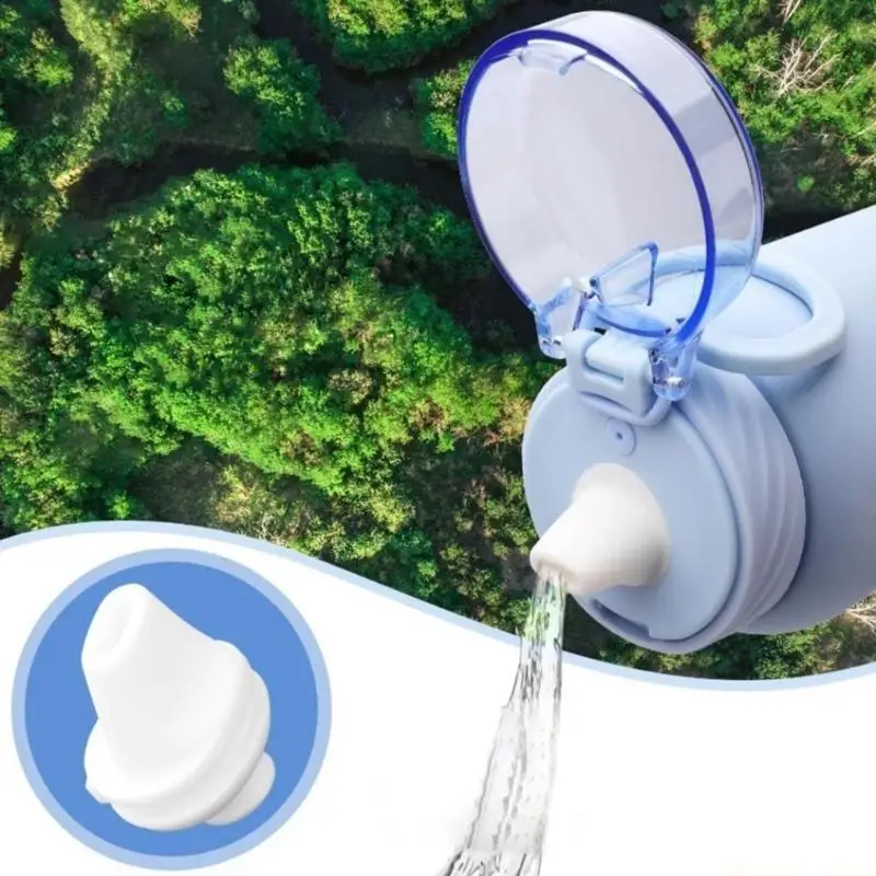 31BE 4pack Durability Silicones Mouthpieces Splashs proof Water Bottles  Bites Valves for Daily Use Vacuum Child