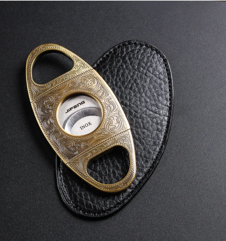 

Vintage Cigar Cutter Sharp Double Blade Cigar Scissors Metal Guillotine Cigar Cutter Smoking Accessories