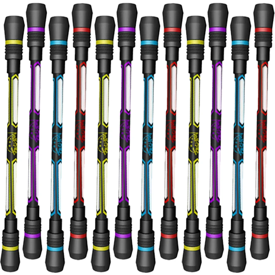 1/2/4pcs 0.5mm Black Signature Pen Spinning Pen Color Radom Ship Daily Office Writing Pen Replaceable Refill Stress Relief Pen