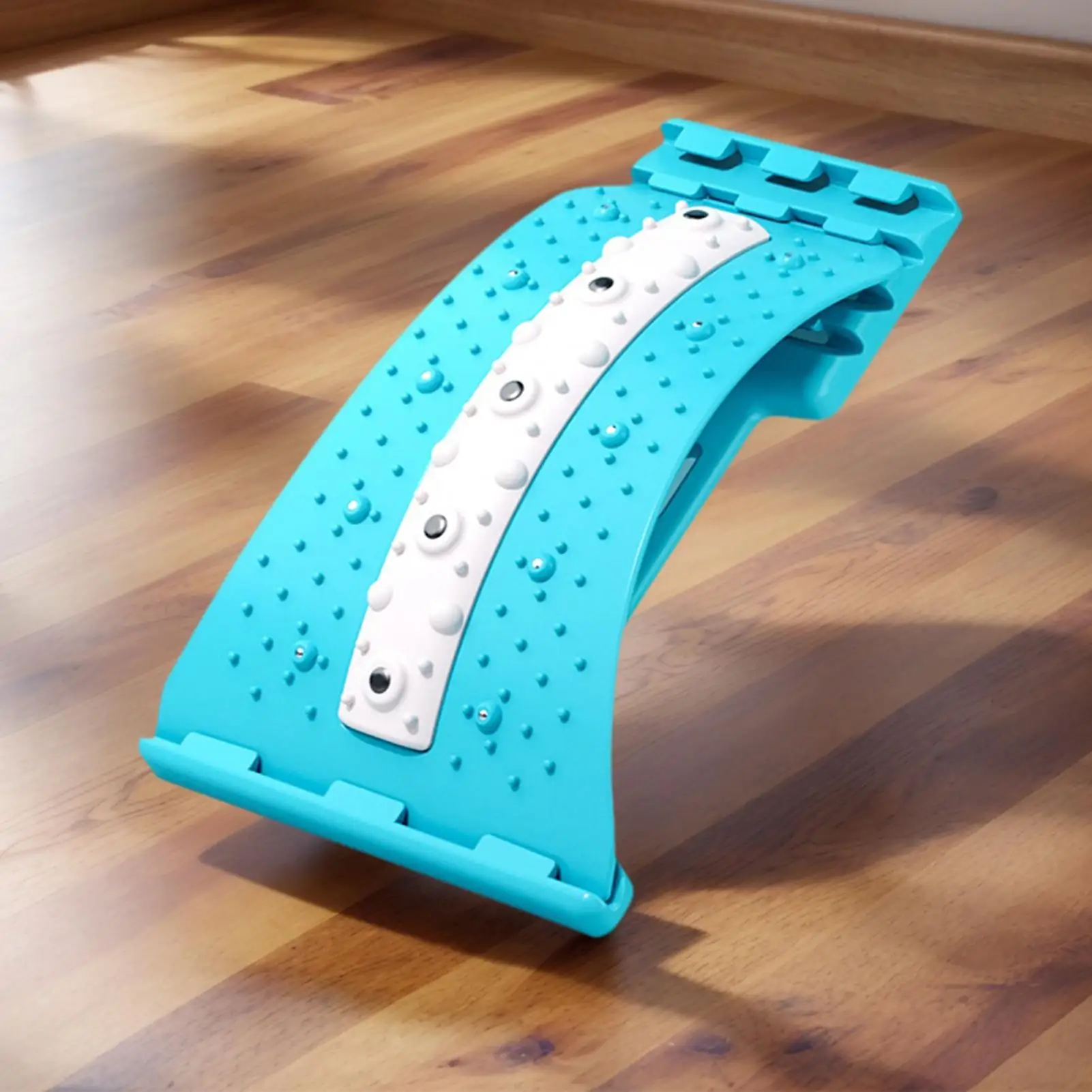 

Носилки для поясничной спины, 4-уровневые регулируемые поясничные массажные доски, устройство для вытяжения позвоночника для женщин, мужчин, взрослых, спортсменов, начинающих