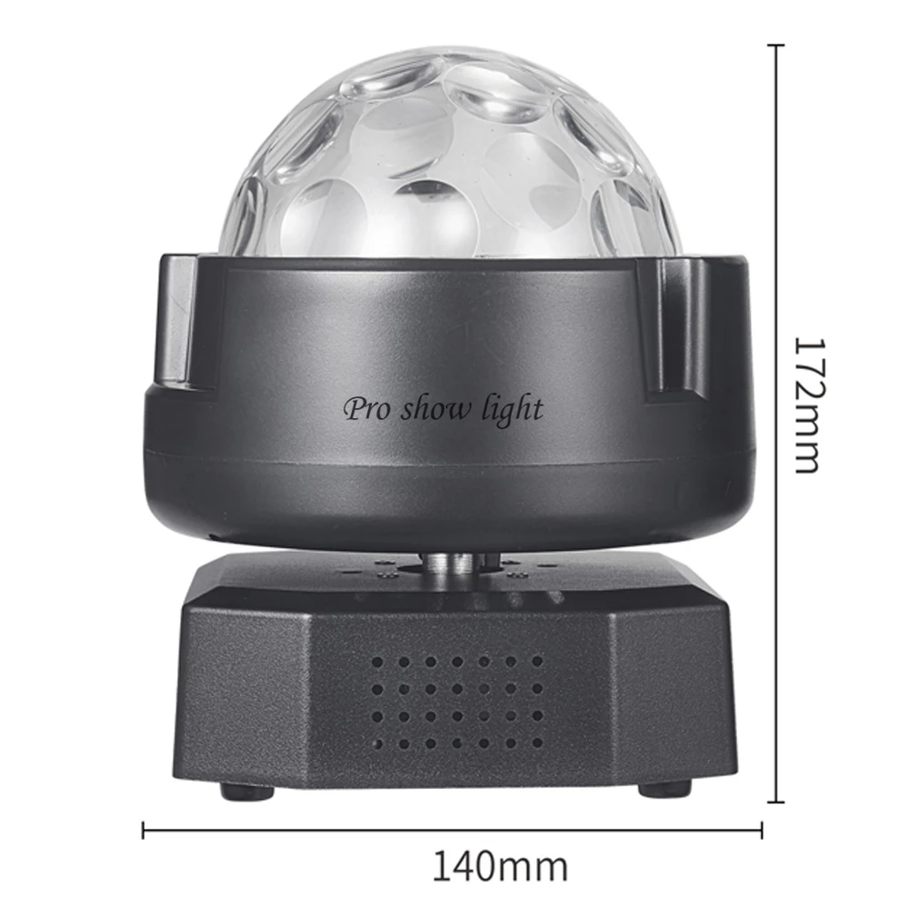 Mini 30W Magic Ball Moving Head Light DMX Control DJ Laser Light Projector 2X10W Strobe Light for Party Wedding Club Event Show
