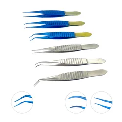 Fue Hair Transplant Tweezers Titanium/stainless Steel Hair Transplant  Forceps Implanter Tweezers
