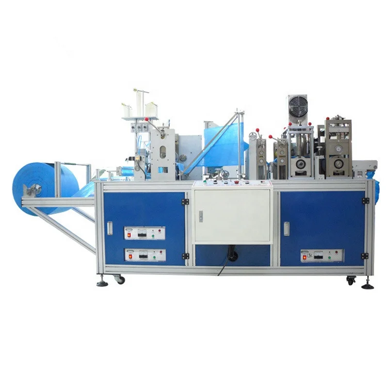 YUGONG Automatic Machine Ultrasonic Non Woven Shoe Cover Making Machine