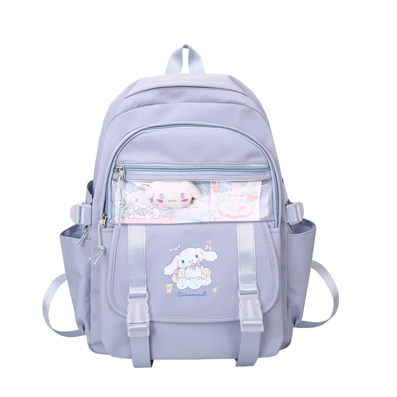 

2023 New Backpack Sanrio Kuromi Schoolbagcartoon Large Capacity Leisure Backpack Fashion Ins Middle School Students