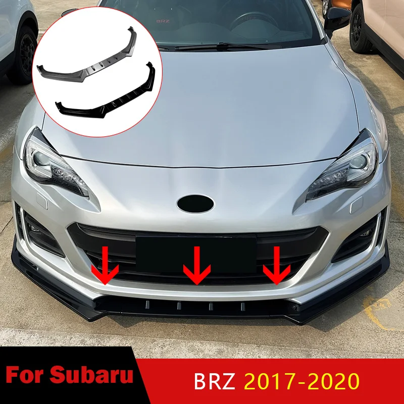 

2017 To 2020 for Subaru BRZ Front Bumper Lip Spoiler Modification Front Shovel Lower Chin Surround Guard Protector Body Kits