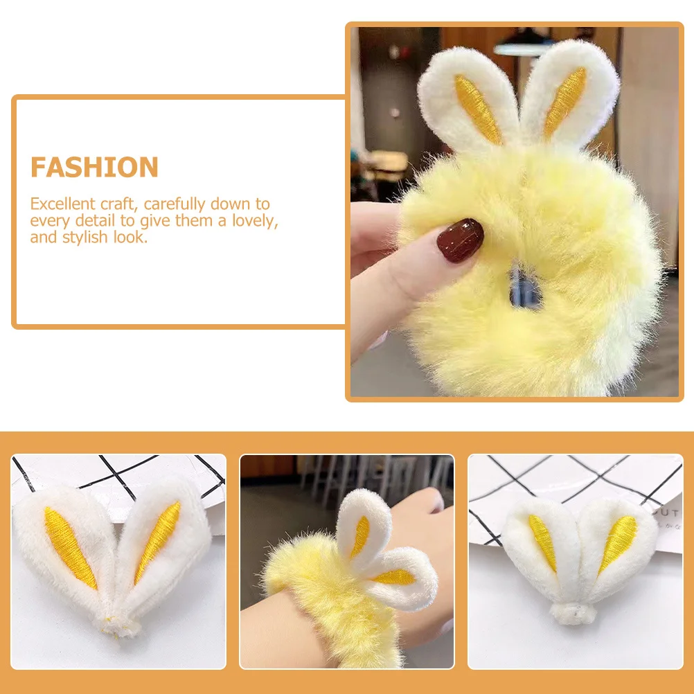 

30Pcs Bunny Ear Hair Charms Premium Fabric DIY Hairpin Decor for Phone Case Scrapbook Photo Frame Pendant Craft