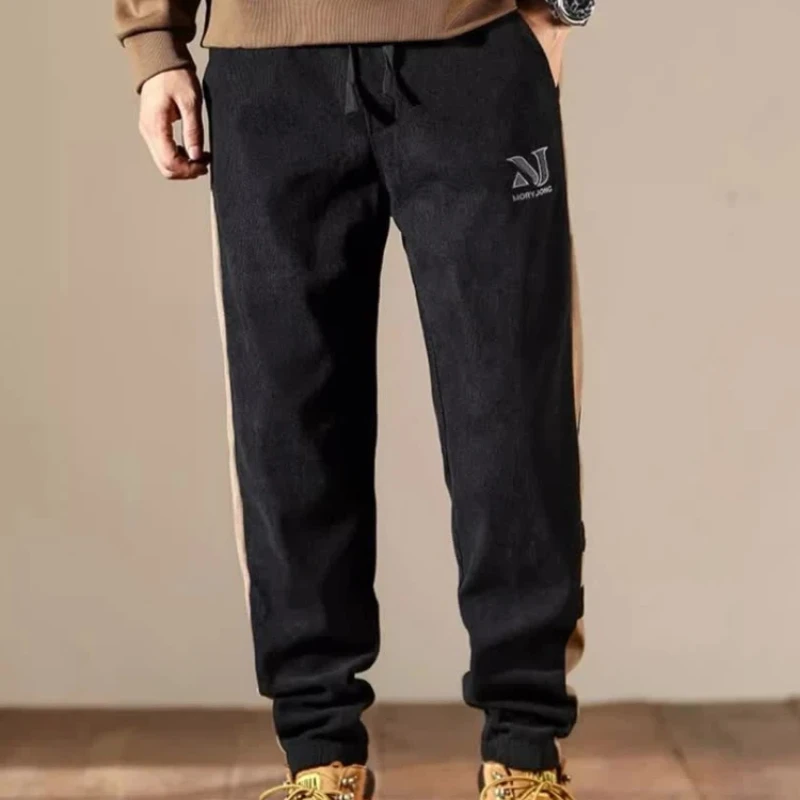 Pantalon Cargo Baggy en Velours Côtelé pour Homme, Vêtement de Styliste, de Luxe, de Rue, Esthétique, Moins Cher, Décontracté, FjMan