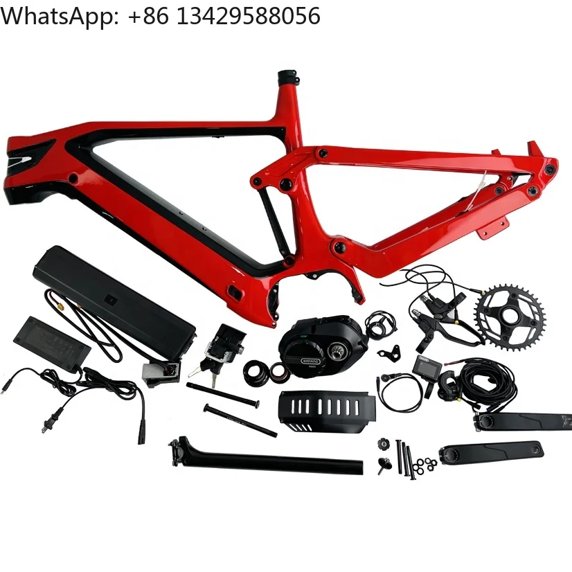 

Joyebikes 250-1000w Bafang Ebike M620 M600 M510 Carbon Fiber Frame For EMTB M560 EMTB Full Suspension Carbon EBike Frame Set