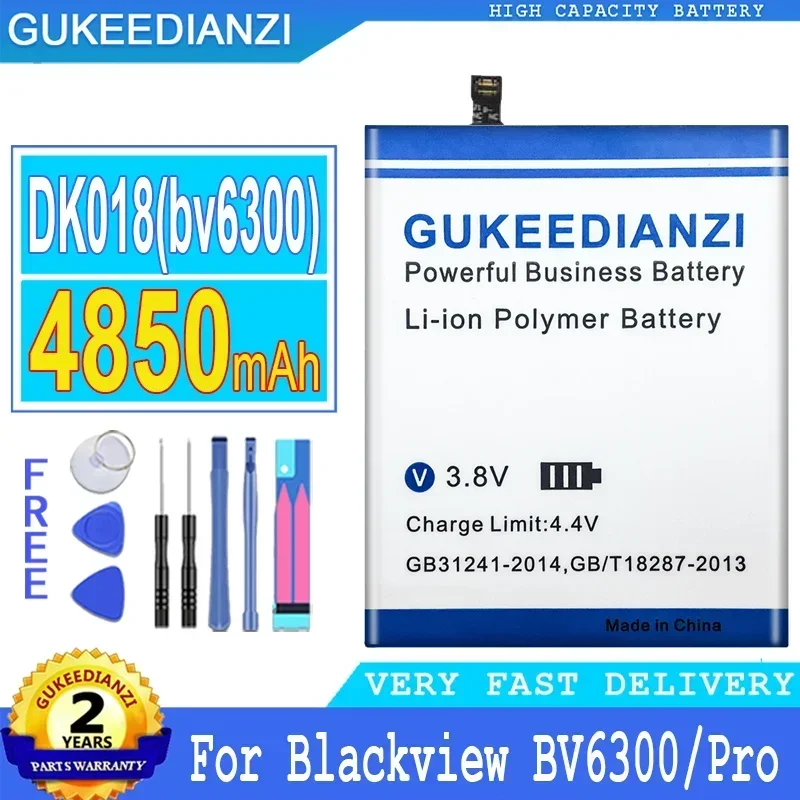 

DK018 (bv6300) Replacement Mobile Phone Batteries 4850mAh For Blackview BV6300 Pro BV6300Pro Cellphones Portable Battery