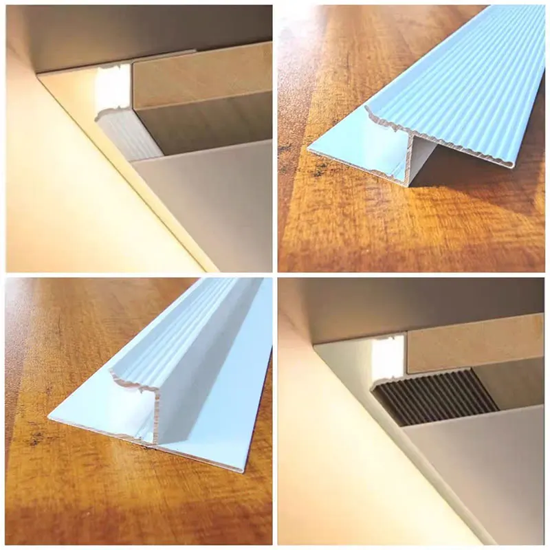 

Top Corner LED Aluminum Profile Embedded Suspended Ceiling Linear Light Led Channel Gypsum Board Hidden Backlight Line Lamp