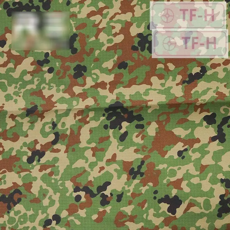 1.5m*1m Camouflage Fabric Anti-Infrared IR Lattice Polyester Cotton Cloth/Mesh Cloth for DIY Training Tactical Uniform Clothing