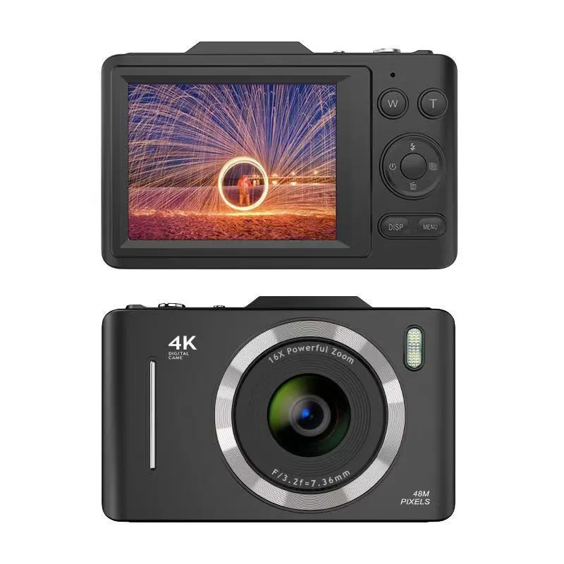 High definition digital camera student 4K retro photo high value zoom sports