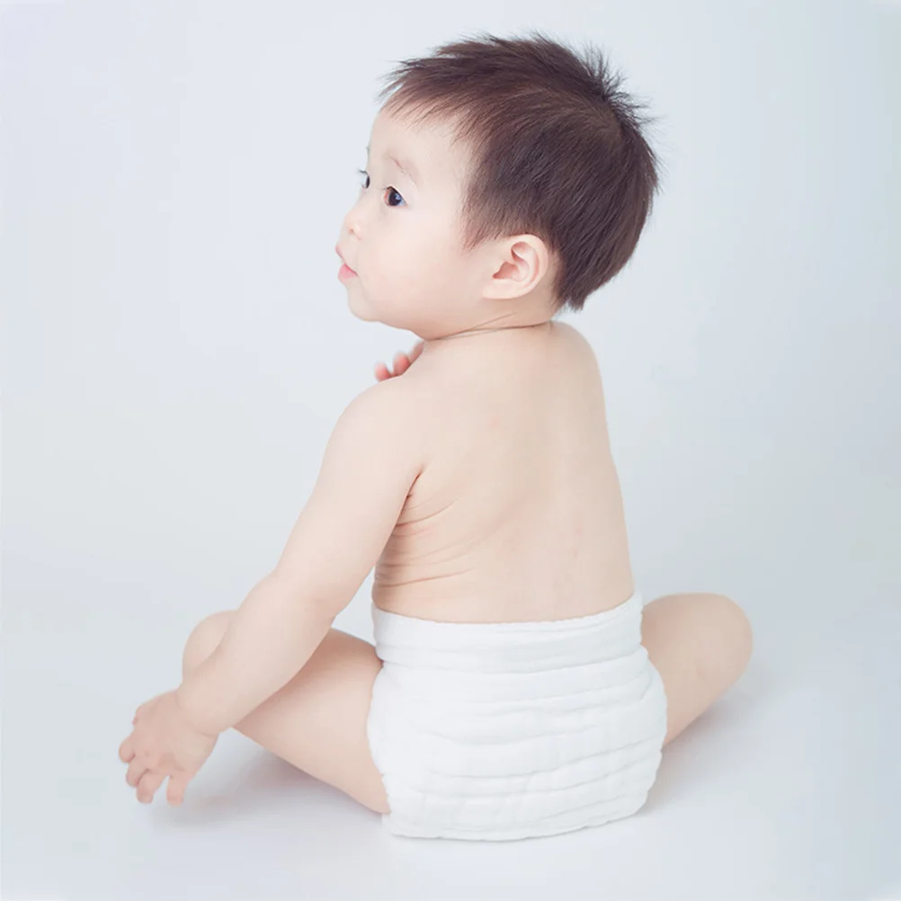 5Pcs Baby Cloth Diapers Reusable Washable Newborn Diapers No Messy Stains Perfect for Nighttime Use Newborn Cloth Diaper