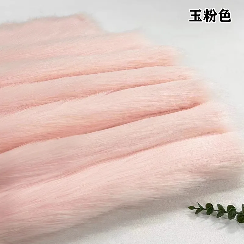 Pink Red White Grey Black Colour Imitation Fox Fur Fabric 50*50CM For DIY Sewing Coat Homedecor Pillow Faux Fur Fabric