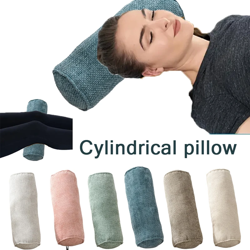 

Modern Round Washable Pillow, Single Living Room Sofa Waist Cushion,Bedroom Bed Pillow,Polyester Fiber Filled, Multi-Purpose Use