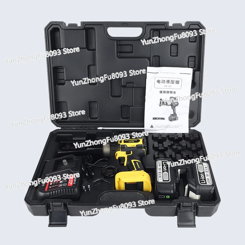 

Электрические гидравлические клещи для опрессовки CM-300, портативные, на литиевой батарее, для медных и алюминиевых клемм, для электриков