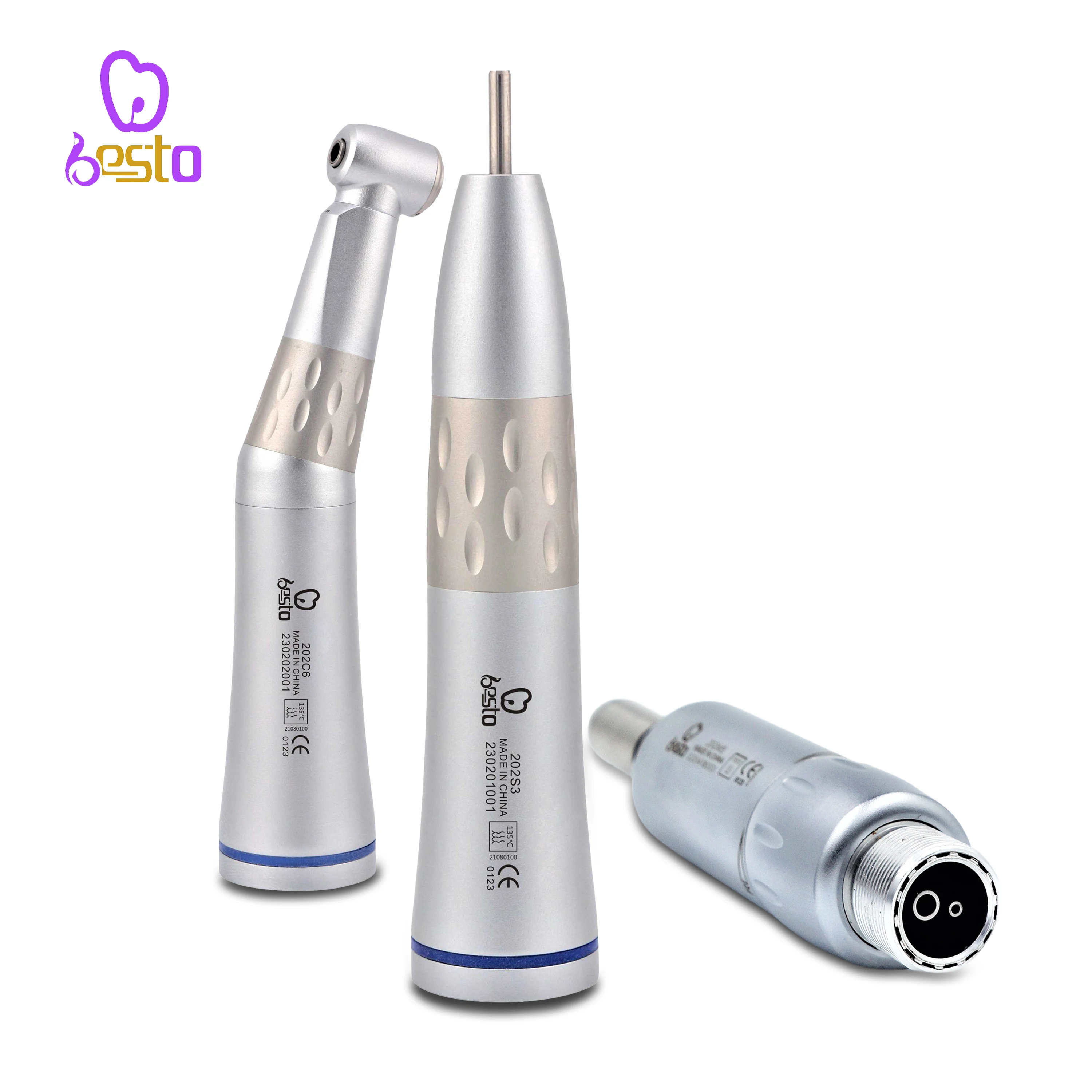 dent al Low Speed Handpiece Set  Inner Water Spray Straight Contra Angle Air Motor Air Turbine dent al Handpiece