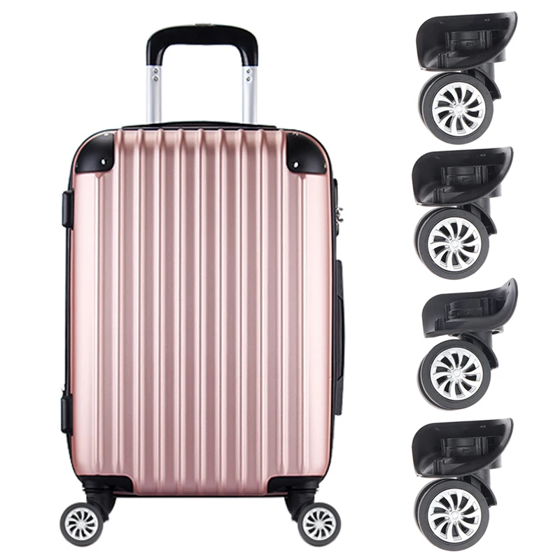 4x Suitcase Luggage Accessories Universal 360 degree Swivel Wheels Trolley Wheel