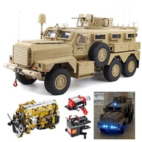 HengGuan TRASPED HG P602 Upgraded 1/12 6X6 Explosion Truck U.S Military HG-P602 PRO 2.4G 6WD 16CH Electric RC Model Car Vehicle