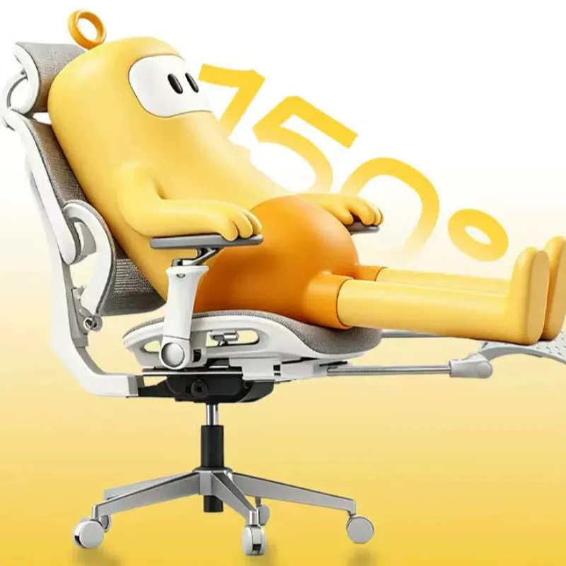 Cadeira de Escritório Giratória Confortável com Design Ergonômico para Salão, Cadeira de Escritório de Luxo com Rodas, Móveis para Salão