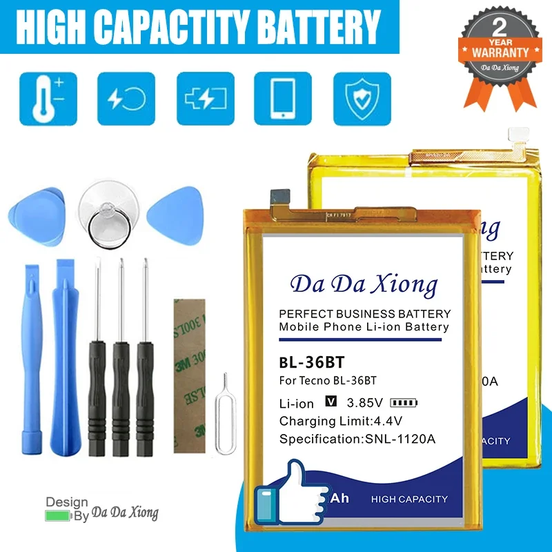 

BL-36BT BL-39LT BL-29BT BL-34CT Аккумулятор для Tecno Spark Camon GO X CX 4 11 11S 12 CA7 CC7 CF7 C11 CA8 KC1 KC2 Air Pro + Инструмент