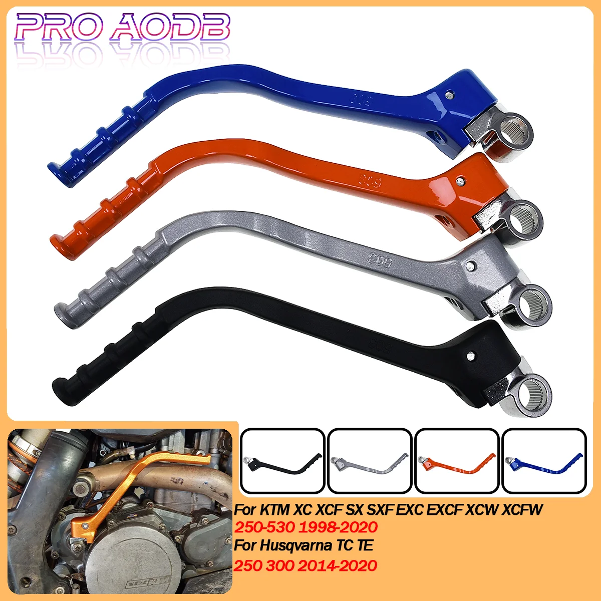 

Motorcycle CNC Forged Kick Start Starter Lever Pedal For KTM XC SX EXC EXCF SXF XCF XCFW XCW 250 300 350 450 500 530 Dirt bike