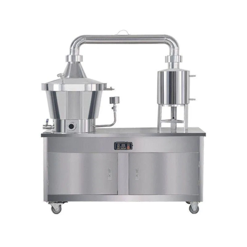 Mobile food-grade multi-functional electric heating brewing equipment, household and commercial distillation hydrosol machine