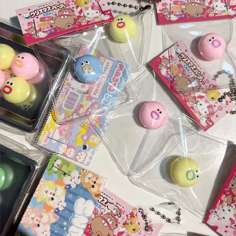 

Squishy Handmade Silicone Novelty Funny Mini Transparent Color Angry Happy Surprised Little Guy Pinch Fidgeting Soft Sticky Toys