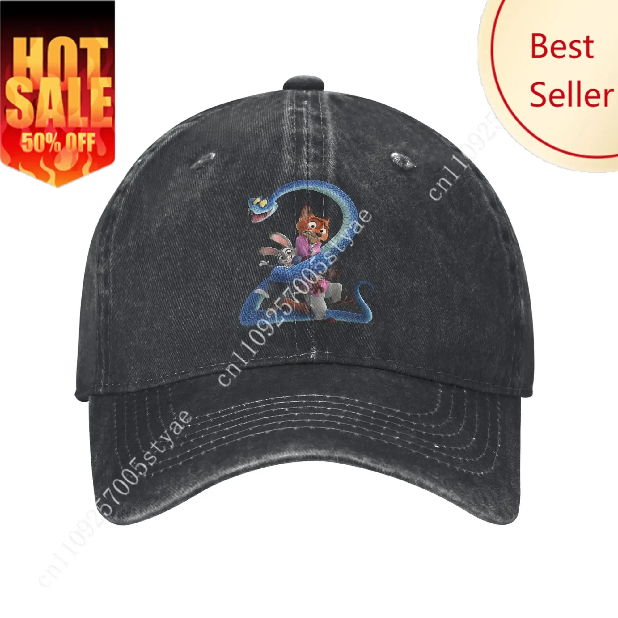 

Zootopia Nick Wilde Judy Hopps Hats Disney Cartoon Man Woman Baseball Cap Decorations Party Holiday Gifts Caps Fashion Sunhat