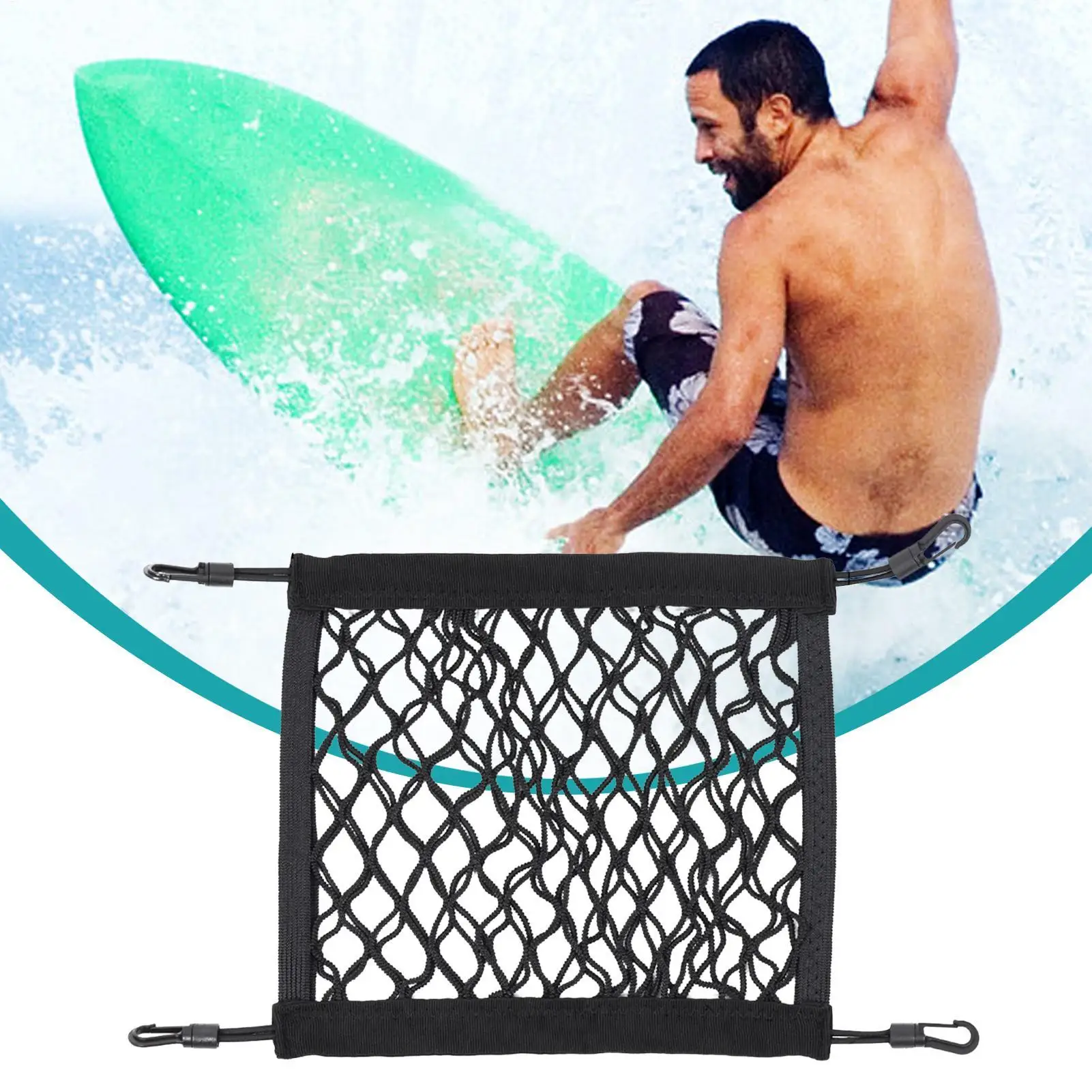 

Сетчатая сумка для каяка, сумка для хранения каяка, сверхмощный чехол-держатель для снаряжения, переноска, эластичная сетка для путешествий, рыбалки, кемпинга, пляжа, реки