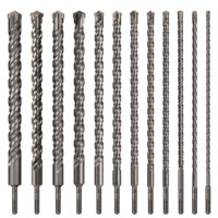 1Pc Concrete SDS Plus 8-30mm Bit Cross Cutter head double auger Hammer 400mm Wall Brick Block Electric Hammer Masonry Bit