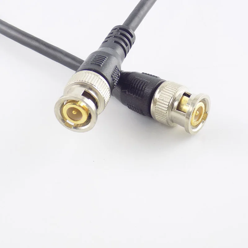 0.5M/1M/2M/3M BNC Male To Male Adapter Cable For CCTV Camera BNC Connector 75ohm Cable Camera BNC Accessories J17