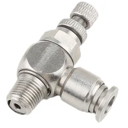 304 Pneumatic Fitting SL6-M5 1/8'-6mm Throttle Valve Pressure Reduce Control Regulating SL10-02 SL6-01 SL8-01 SL6-02