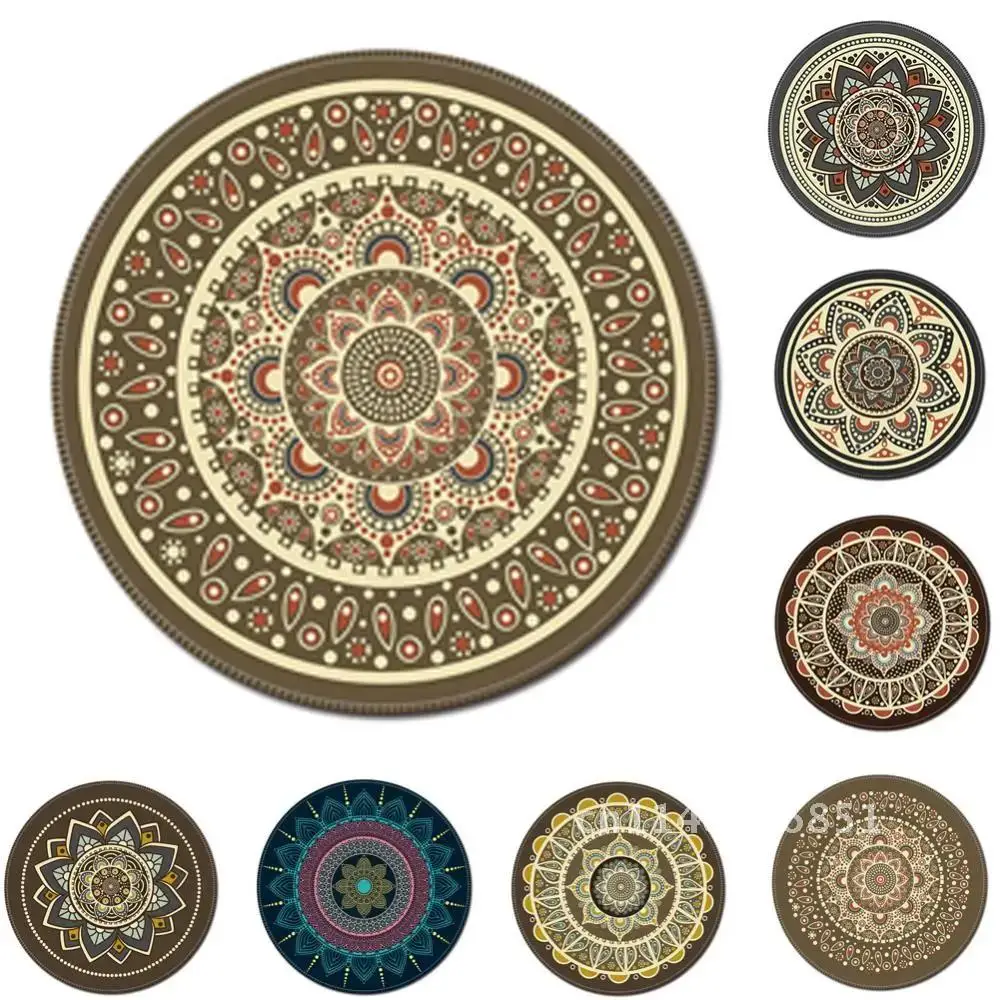 Bohemian Vintage 3D Game Carpet Silicone Mouse Pad Mat Anti Slip Mousepad Computer Mouse Pads