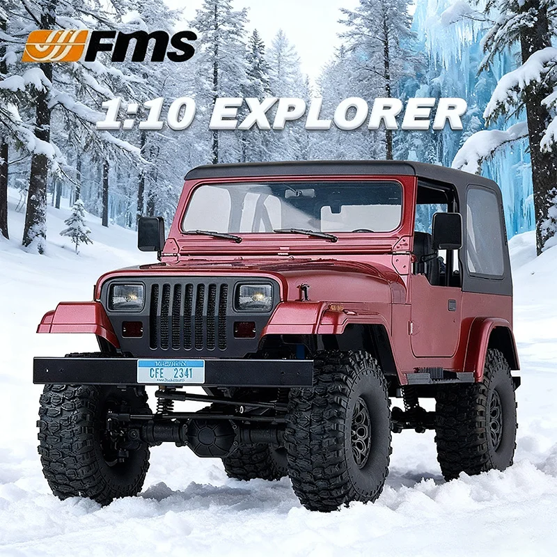 

FMS 1:10 Explorer RC Remote Control Off-Road Vehicle Model Hard Shell Simulation Car Model Large Proportion Climbing Car