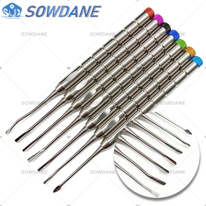 Dental Implant Luxating Root Tooth Elevator Knife Extraction Dentist Instruments Tool Stainless Steel