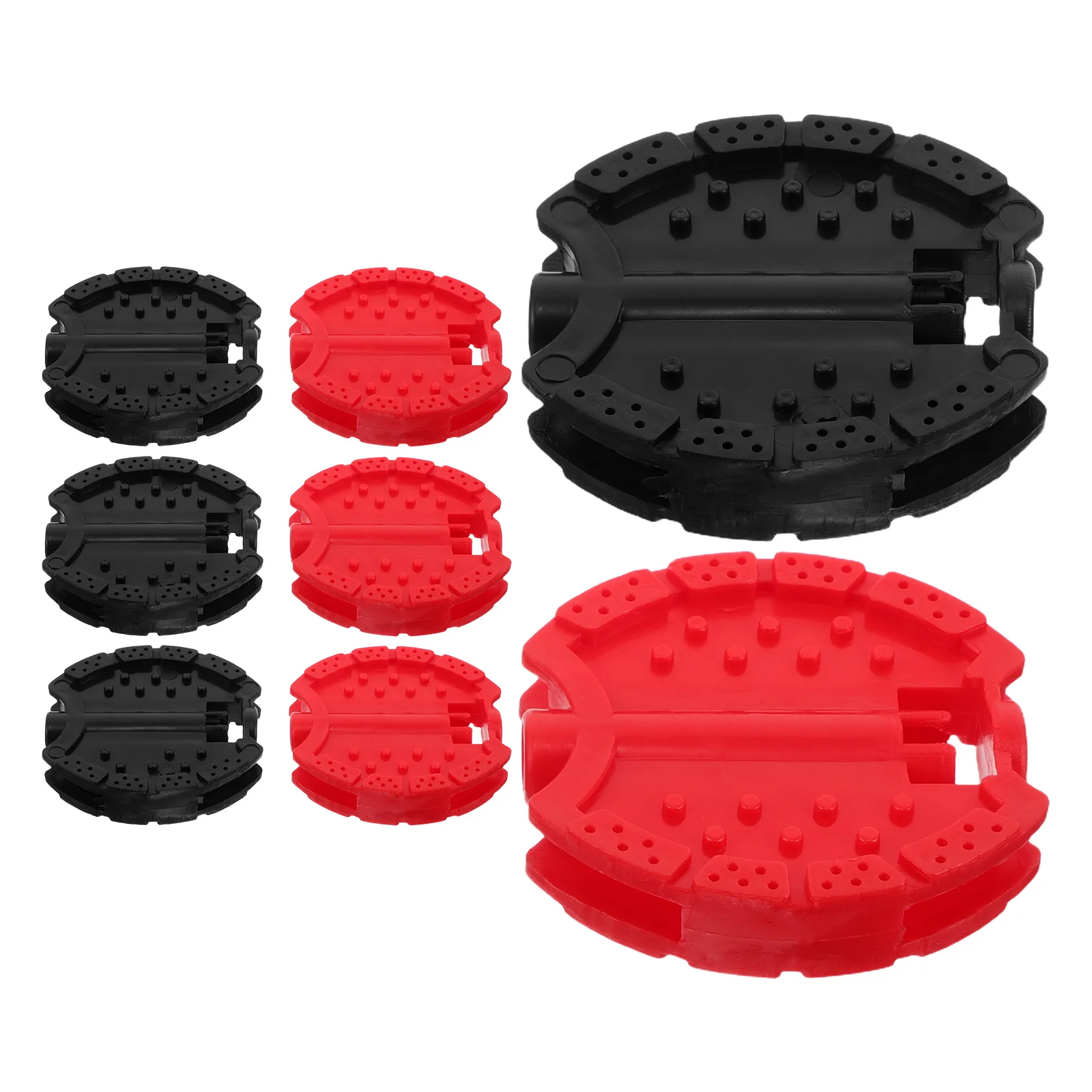 

4 пары пластиковых педалей для детского трехколесного велосипеда, сменные подножки для велосипеда для малышей, аксессуары для велоспорта, повышенная безопасность и комфорт