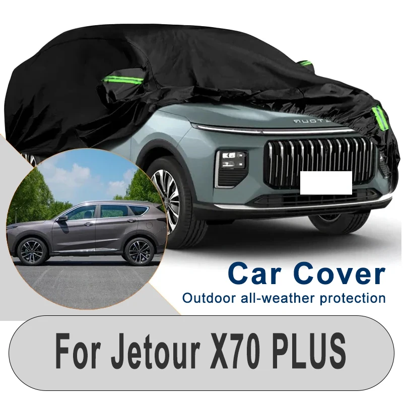 

For Jetour X70 PLUS Car Cover - Winter & Summer Outdoor Protection, Snowproof Dustproof Waterproof Sunproof Vehicle Shield