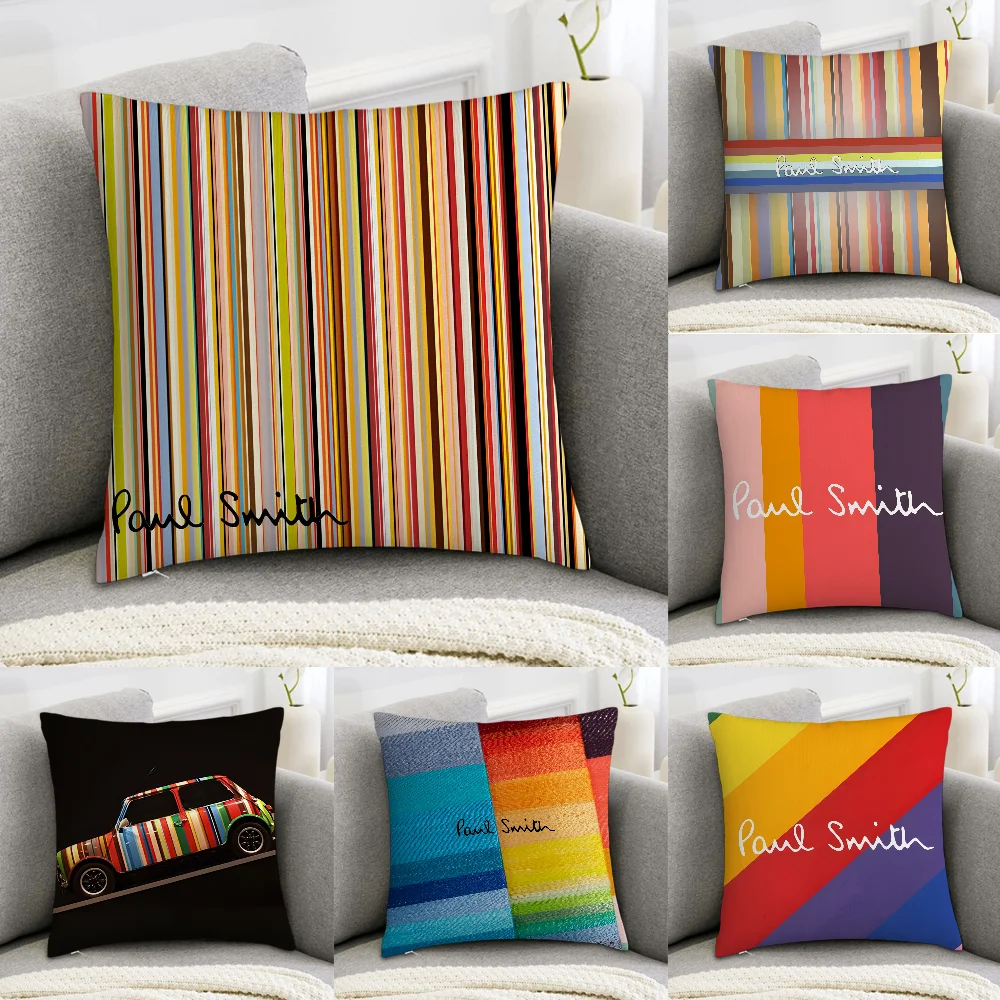 

S-Smith fashion P-Paul Pillow Case Sofa Decorative Home Double-sided Print Plush Square Throw Pillow Covers Cushion Decor Cover