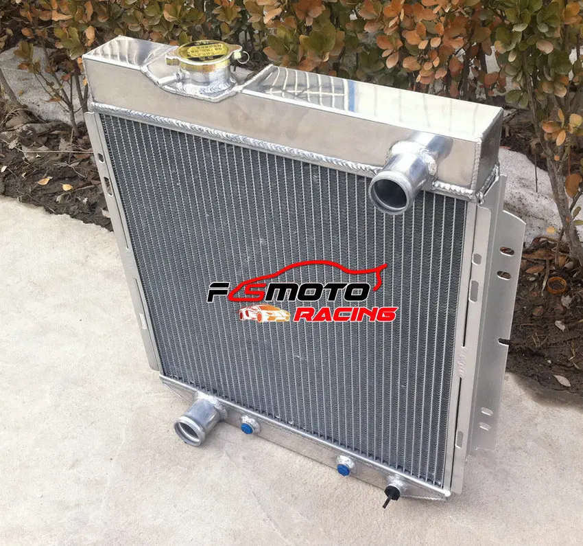 3Row Aluminum Radiator For FORD Mustang V8 ENGINE 5.0L L6 3.3 2.8 1964 1965 1966 64 65 66 AT&MT view 3