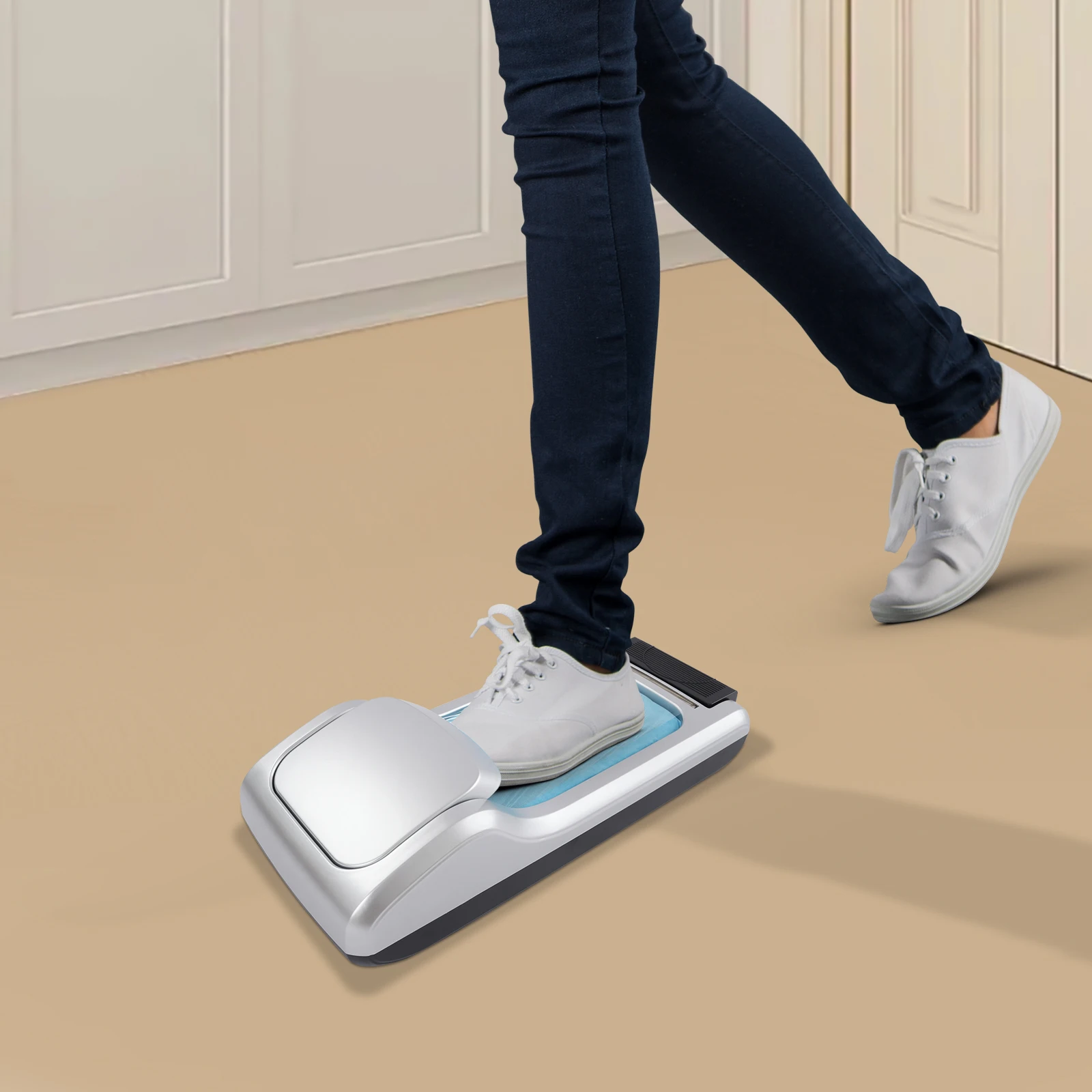 

Shoe Film Dispenser, Foot-Operated Shoe Film Machine For Home, Shop And Office,Reduce Cleaning Burden