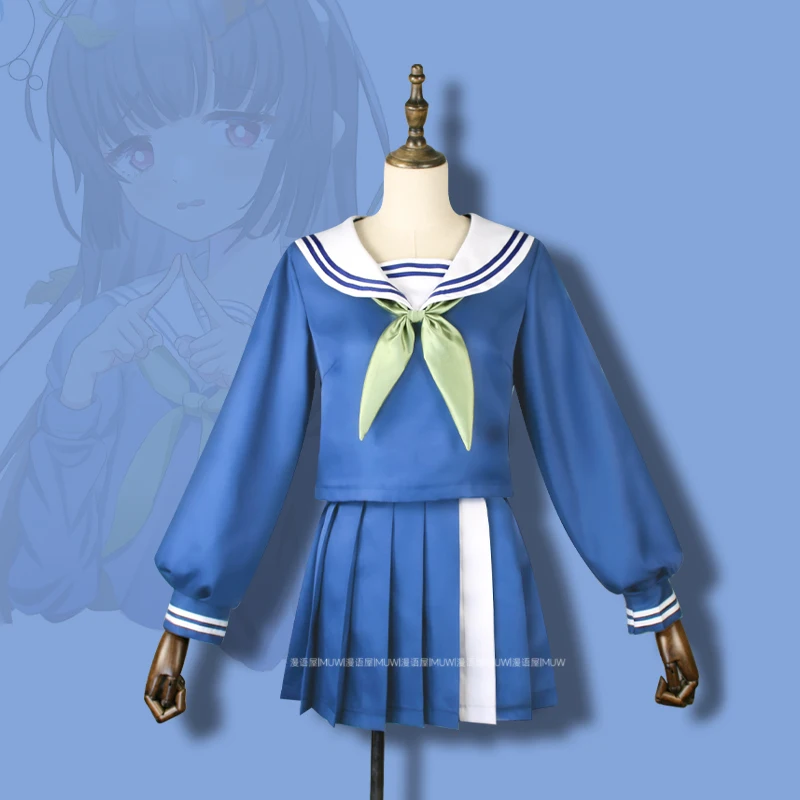 

COSLEE Blue Archive Kasumizawa Miyu Cosplay Costume Sailor Suit JK Dress Uniform Halloween Carnival Party Outfit Clothing New