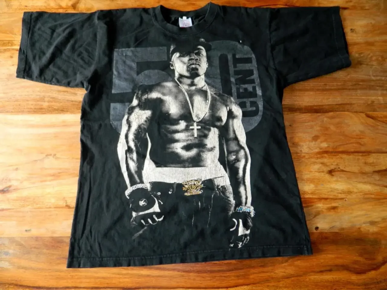 G Unit Label 50 Cent Tee Shirt Fiddy Hip Hop T-Shirt - L