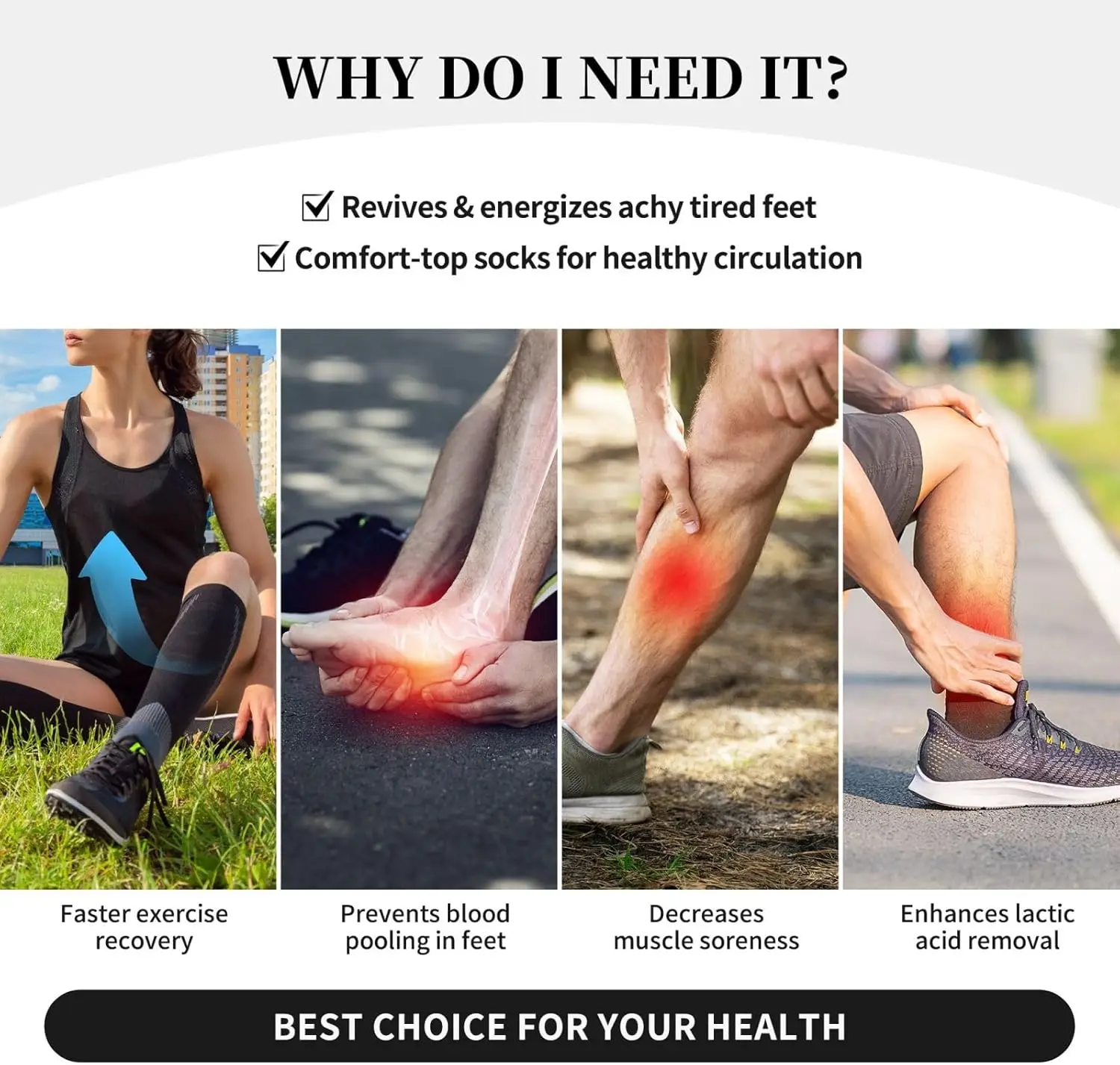 Meias de compressão Dancing Skull Day of Dead para mulheres e homens 15-20mmHg-Circulation Support Socks para corrida atlética e ciclismo