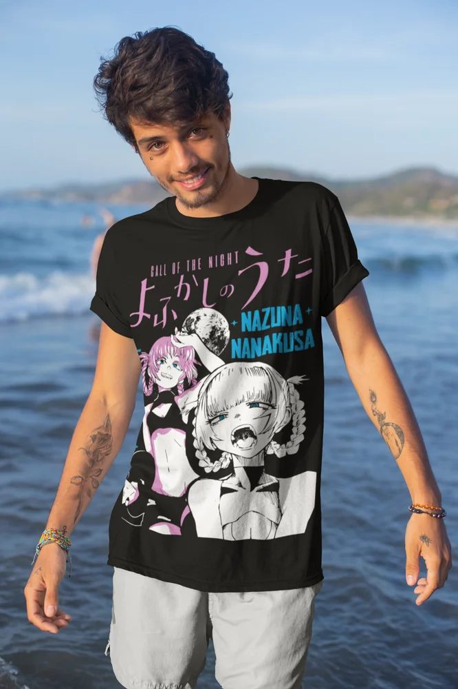 Kou Yamori Shirt Call Of The Night Nazuna Nanakusa Anime Kawaii Shirt Soft Tee