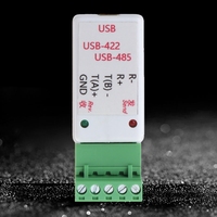 USB to RS485 RS422 Serial Adapter Chip 6Pin Terminal Block Converter Support 64b With Led Tvs