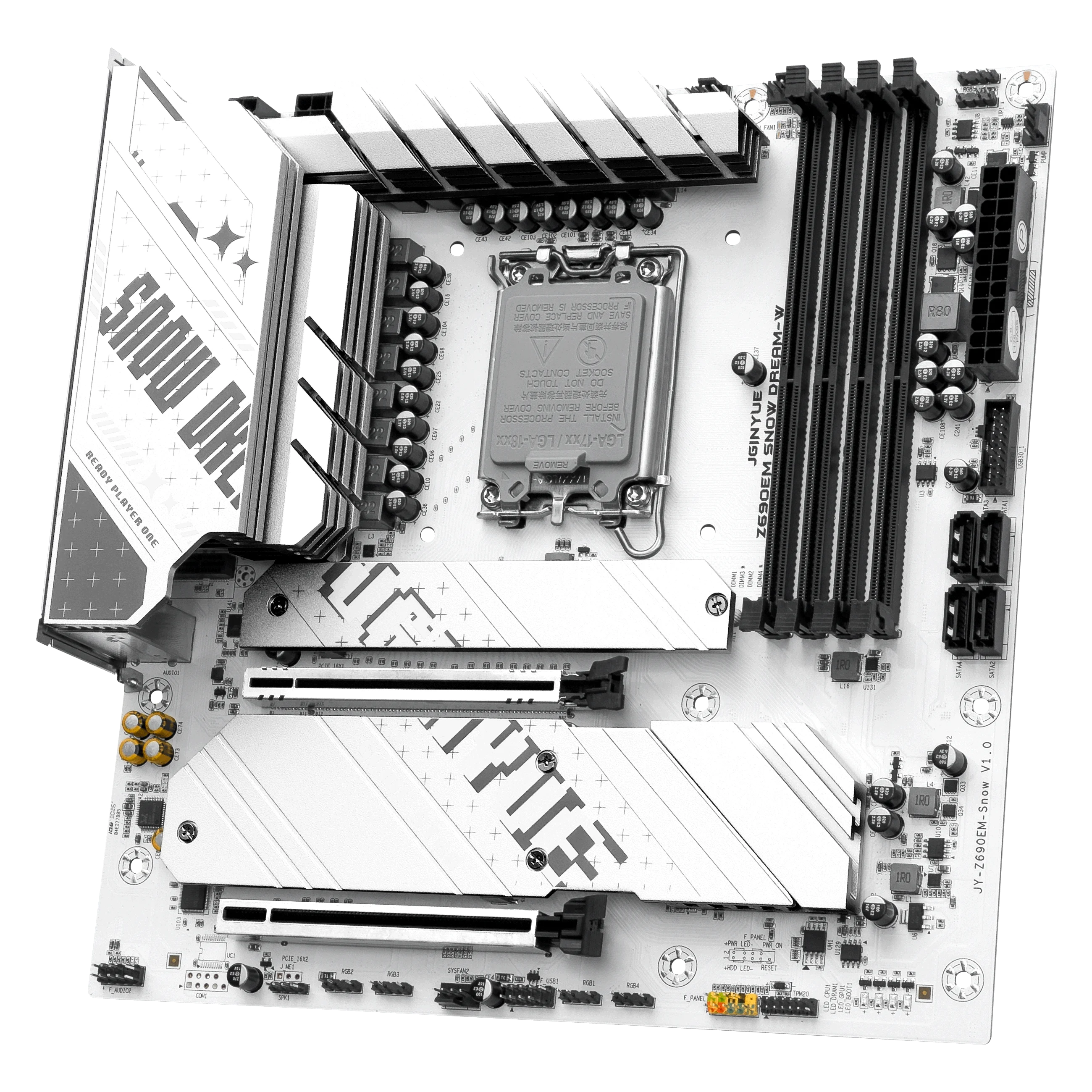 لوحة أم JGINYUE Z690EM Snow Dr - مراجعة Pc Gaming I7 14Th Gen وسعره